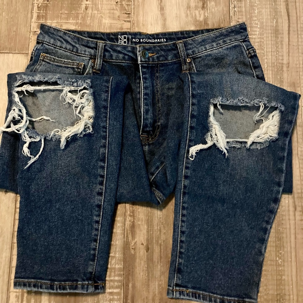 No Boundaries Boyfriend Jeans Sz 11